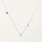 Blue Moonstone Necklace in S925 Sterling Silver