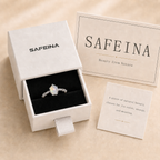 Lab Opal Adjustable Ring in S925 Sterling Silver