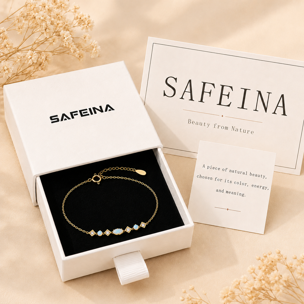 Opal Gold Vermeil Sterling Silver Bracelet